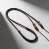Cordón de Cuerda de Jade Tejido Completamente a Mano para Colgante para Mujeres, Cuerda de Collar de Ámbar, Cuerda de Joyería de Alta Calidad