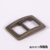Diámetro interior 8 mm Hebilla japonesa barril cuadrado chapado en oro barril chapado color plomo hebilla colgante pistola dibujo fábrica directa sandalias hebilla de zapato