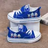 Zapatos de Lona de Dibujos Animados de Moda para Bebé Primavera y Otoño Suela Ligera y Suave Antideslizantes de Velcro Tenis Casuales para Niños y Niñas 2026