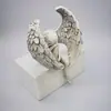 Decoração de Casa Escultura de Anjo de Resina Nórdica Segurando as Pernas para Escada, Hall de Entrada, Sala de Estar, Decoração Suave, Presente de Aniversário, Exibição Decorativa
