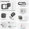 Aplicable a GoPro 13 Juego de Silicona Película Templada Bolsa de Almacenamiento Cubierta Lateral de Carga de Batería Tapa de Lente Amazon Transfronterizo