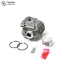 Adequado para Acessórios de Motosserra Conjunto de Cilindro Ms200 Conjunto de Serra para Lenha Pistão Anel de Pistão Corpo do Cilindro Série Resfriado a Ar