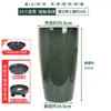 Maceta Grande de Cerámica de Imitación Plástico Tamaño Extra Grande Galón Planta en Maceta Profunda Bambú Tortuga Maceta de Resina Hogar Exterior Patio