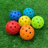 Pelota de Plástico para Entrenamiento Deportivo de 42 mm, Pelota de 26 Agujeros, Pelota Colorida de Pickeball para Entrenamiento Deportivo de Principiantes, Pelota para Práctica Deportiva en Exteriores y Interiores, Pelotas de Juguete para Mascotas, Pelota de Mano para Distinguir Colores para Niños, Pelota Multifuncional