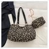 Bolso Tote Grande de Moda para Mujer 2025 Nuevo Otoño e Invierno Estilo Perezoso Estampado de Leopardo Estampado de Cebra Bolso Cruzado de Hombro
