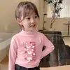 Y2011# Camiseta Infantil de Manga Longa Masculina e Feminina Lã Infantil Casual Manga Longa Roupa Infantil Nova Primavera e Outono Casual Camiseta Joker