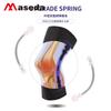 Mastar sports rodillera de silicona soporte de fitness cubierta de rodilla leggings elásticos transpirables de nailon elástico en cuatro direcciones