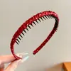 Diadema Infantil 2026 Nuevo Estilo Calavera Alta Temperamento Sentido Avanzado Lunares Con Dientes Diadema Artefacto Para Domar Cabello Rebelde de Niña