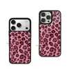Ins Dulce Fresco Clásico Estampado de Leopardo Manzana 17 Funda para Teléfono Personalizada iPhone 18promax Mate Anti-caídas