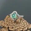 Anillo de Jadeíta Natural, Anillo Mariposa Agua Azul Grado A, Anillo Pixiu, Aretes de Jadeíta Tipo Hielo, Pulsera de Calabaza al por Mayor