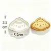 Molde de galleta de dibujos animados 3D tridimensional anime glaseado galleta fondant plástico tipo prensa molde para hornear en casa