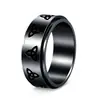 Anillo Rotatorio Nuevo Estilo Transfronterizo para Alivio del Estrés Anillo de Letras Vikingas de Moda para Hombres Europeos y Americanos Anillo de Runas