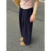 Pantalones Curvos de Lino para Mujer, Tallas Grandes, Pantalones Casuales de Cintura Alta, Caídos, Pierna Ancha, Moda de Verano, Versátiles, de Largo hasta el Suelo