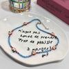Chica Rara ~ Diseño Nicho de Verano Versátil ins Nuevo Color Contraste Viajero Dálmatas Color Collar de Cuentas