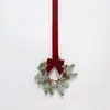 Amazon Transfronterizo Cinta de Lazo Anillo para Colgar en Armario Decoración del Hogar Corona de Navidad Colgante de Puerta Fabricante Venta Ahora Disponible