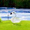 Micro-Paisagismo Criativo Fofo Luminoso Simulado Flamingo Musgo Aquático Decoração Acessórios de Paisagismo Desktop Pequenos Enfeites