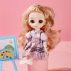 Caixa de Presente Conjunto Boneca Princesa 17cm Presente de Jardim de Infância Presente de Aniversário para Crianças Brinquedo de Menina Boneca Bebê Fofo