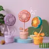 Ventilador Pequeno Portátil de Mão Mini Infantil Pequeno Carregamento Fofo Prêmio de Formatura Estudantil Presente Logo Personalizado