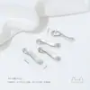 Contas Espaçadoras Lisas em Forma de 9 com Superfície Irregular Banhadas a Ouro 14K Conservadoras de Cor Pingente de Barra Longa Acessórios para Colar DIY Feitos à Mão