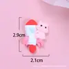 Accesorios de Resina Parche para Funda de Teléfono DIY Colgante de Fondo Plano Accesorios para el Cabello de Niños Pasador Cohete Nave Espacial Astronauta Tierra