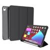 Adecuado para 2020iPad Air4 10.9 pulgadas soporte triple ranura para lápiz funda de cuero plano cubierta abatible de silicona funda protectora