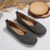 Nuevos Mocasines Slip-On de Verano 2026, Zapatos Planos para Mujer, Zapatos Perezosos Transfronterizos de Punta Redonda Baja, Zapatos para Mujer Talla Grande