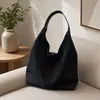 Bolsa tote vintage fosca de camurça estilo europeu e americano, um conjunto de bolsas mãe e filha, grande capacidade, bolsa de ombro feminina, fornecimento transfronteiriço, uma peça