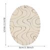 Huevos de Madera de Pascua con Cuerda de Cáñamo Decoración de Fiesta Navideña Colgante Artesanías con Virutas de Madera DIY para Niños Hogar
