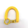 Hebilla de Puerta Pintada de Color Cuerda de Resorte Aleación Llavero de Resorte Llavero de Bolso Accesorios Línea de Honda Antiperdida Cordón