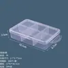 Caixa de Plástico PP Transparente Caixa de Embalagem para Peças de Papelaria Caixa de Exibição para Joias Caixa de Joias Caixa de Armazenamento para Mesa Caixa para Equipamentos de Pesca Portátil