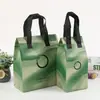 Bolsa Isotérmica Desechable No Tejida para Llevar, Bolsa Especial de Empaque de Papel de Aluminio Comercial para Catering de Té con Leche, Logo Personalizado
