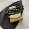 Bolsa Transversal de Ombro Único Cor Sólida Chique Simples Feminina 2026 Chegada Nova Outono Design de Nicho Versátil Ins Bolsa Quadrada Pequena