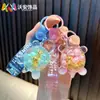 Pingente Chaveiro Tartaruga de Óleo Fofa Tartaruga de Areia Movediça Pingente de Mochila Chaveiro de Casal Pequeno Presente Atacado