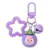 Llavero de estrella de muñeca de fruta de resina de dibujos animados inspirado en la dopamina, amuleto de puerta, accesorio de bricolaje