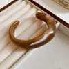 Pulsera Geométricamente Manchada de Resina Dopamina Colorida, Lujo Ligero, Pulsera de Nicho de Gama Alta, Pulsera Versátil Transfronteriza Europea y Americana