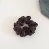 Scrunchie de Flor Pequeña Cepillada Estilo Coreano Suave para Otoño e Invierno Cuerda para el Pelo de Estilo Bosque Retro Accesorio para el Cabello