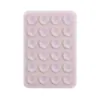 Suporte de Celular Antiaderente de Silicone com Ventosa Quadrado Multifuncional de 24 Peças Suporte de Adesivo com Ventosa com Base Adesiva
