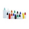 Botella gotero 30ml Botella para gotas de ojos con tapa colorida antirrobo 3ml Botella de tinta Botella de pigmento líquido 150ml Botella con punta de squeeze