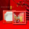Pegatinas para Teléfono Móvil de Oro Puro 999 con Doce Amuletos del Zodiaco, Set de Hojas Doradas Coloridas, Regalo para Evento de Apertura de Tienda