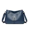 Bolso de Mujer 2025 Nuevo Cuero Suave Gran Capacidad Bolso de Madre de Mediana Edad Bolso de Hombro Versátil y Atmosférico Bolso Bandolera Sencillo y a la Moda