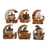 Decorações de abóbora, fantasma e coruja de Halloween transfronteiriças para a temporada de festas, suprimentos para festas de Halloween, disponíveis exclusivamente nos pequenos mercados de Yiwu para atacado