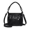 Bolsa pequena portátil para mulheres, atacado, nova bolsa casual de couro macio, bolsa de ombro transversal, bolsa de balde