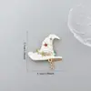 Broche Retro de Calabaza de Halloween, Sombrero de Bruja con Estrella, Moda Personalizada para Mujer, Insignia de Corsage de Dibujos Animados Creativos, Accesorios para Ropa