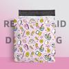 Bolsas de Mensajería Rosa Amazon Bolsas de Empaque Corazón de Melocotón con Rayos Estampado de Melocotón y Rosa Bolsas Resistentes al Desgarro Halloween