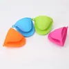 Guantes de Silicona Engrosados, Pinzas Antiescaldado, Pinzas para Platos, Guantes de Horno, Guantes Aislantes para Microondas de Color Caramelo
