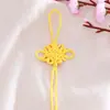 Nudo Chino Colgante Pequeño Materiales para Manualidades Tejido a Mano Estilo Chino Regalo Colgante Pequeño Venta al por Mayor Producto Semi-Terminado de 6 Placas