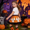 Saias Tutu Infantis Europeias e Americanas para Halloween, Vestidos de Festa Temáticos de Fantasma para Crianças Pequenas e Médias, Atacado 22