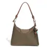 Bolso de Hombro y Axila de Nailon Simple de Gran Capacidad 2025 Nuevo de Moda de Gama Alta Tipo Bollo Estilo Perezoso Bolso Tote