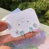 Pendientes 2025 Explosiones Nuevos Pendientes Combinados Pendientes de Mujer Temperamento de Alto Sentido Diseño de Nicho Sentido Mariposa