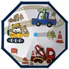 Guarda-chuva infantil para escola primária, proteção solar, proteção contra chuva, sombrinha, desenho animado fofo, guarda-chuva de uso duplo para dias ensolarados e chuvosos, logotipo e estampa personalizados